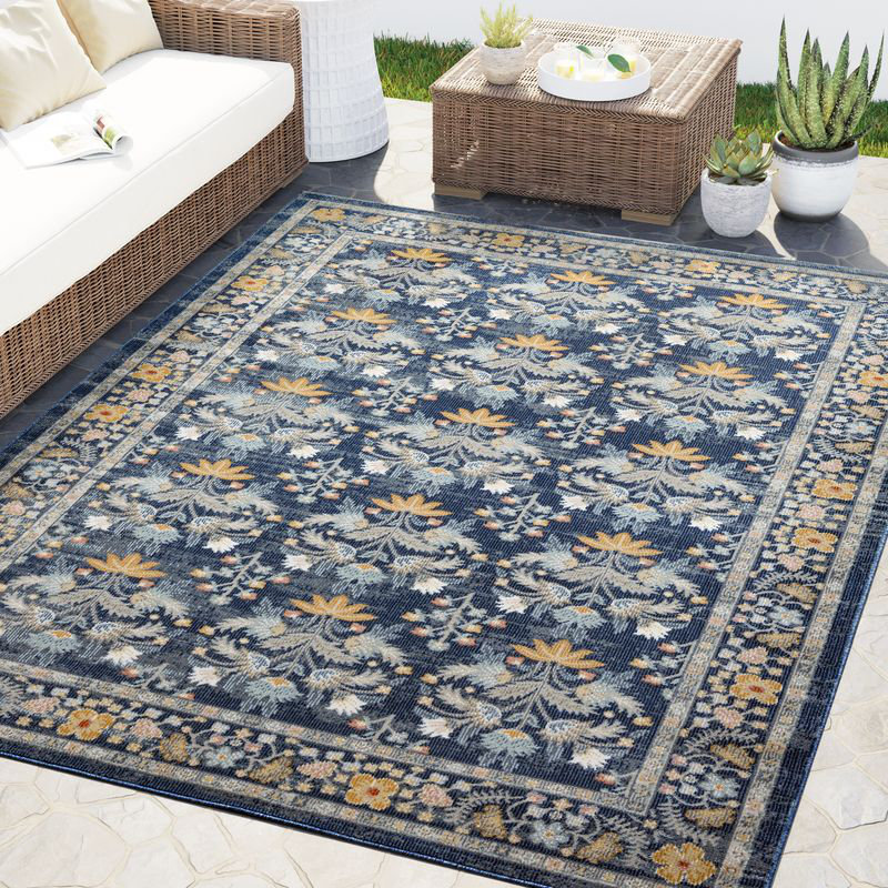 Tapis intérieur Aball Kyleigh DAL100A, Rectangle 7 pi 9 po x 10 pi 2 po