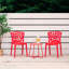 Genica Stacking Patio Dining Side Chair-1018824270
