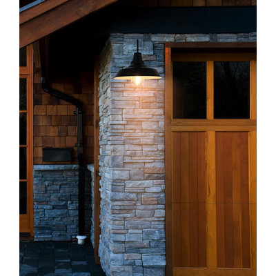 Rayan Outdoor Wall Sconce in Black