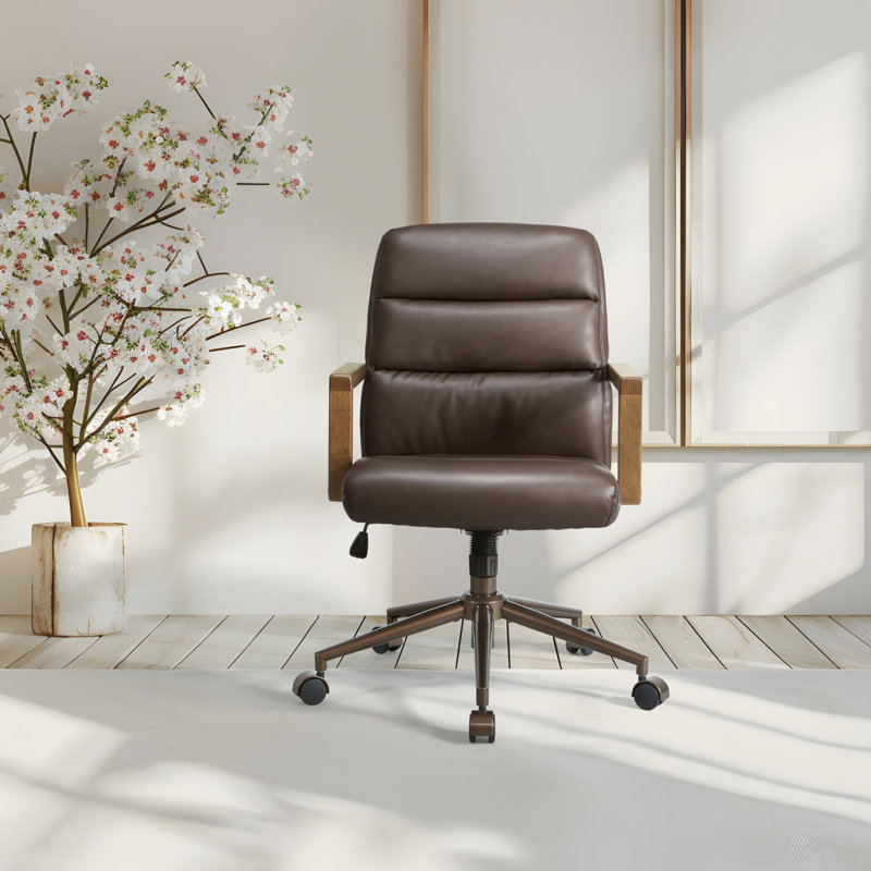 Chaise de bureau Henfield, Chocolat