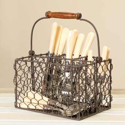Metal Flatware Caddy