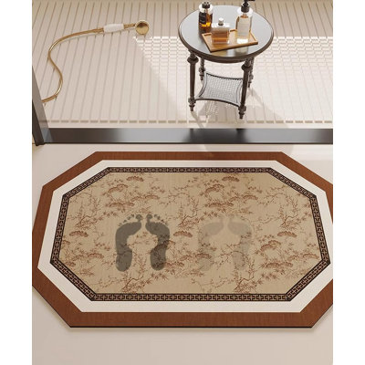 Decontamination Diatomaceous Earth Absorbent Bathroom Mat
