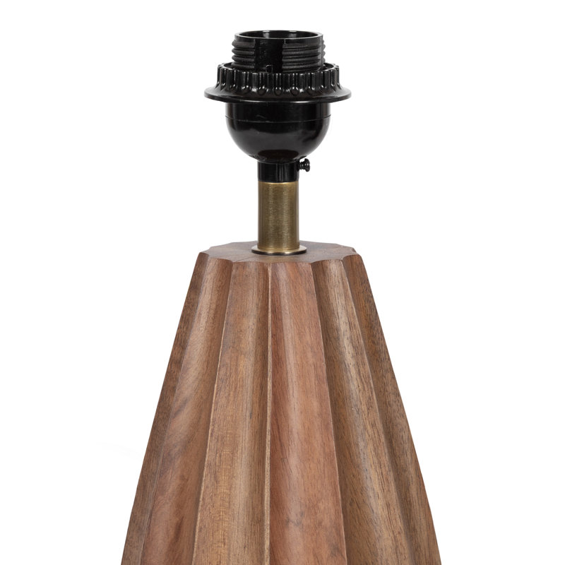 Ciji Modern Scalloped Bedside Table Lamp