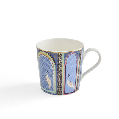 Sara Miller, India - Lattice Window's Indigo Mug