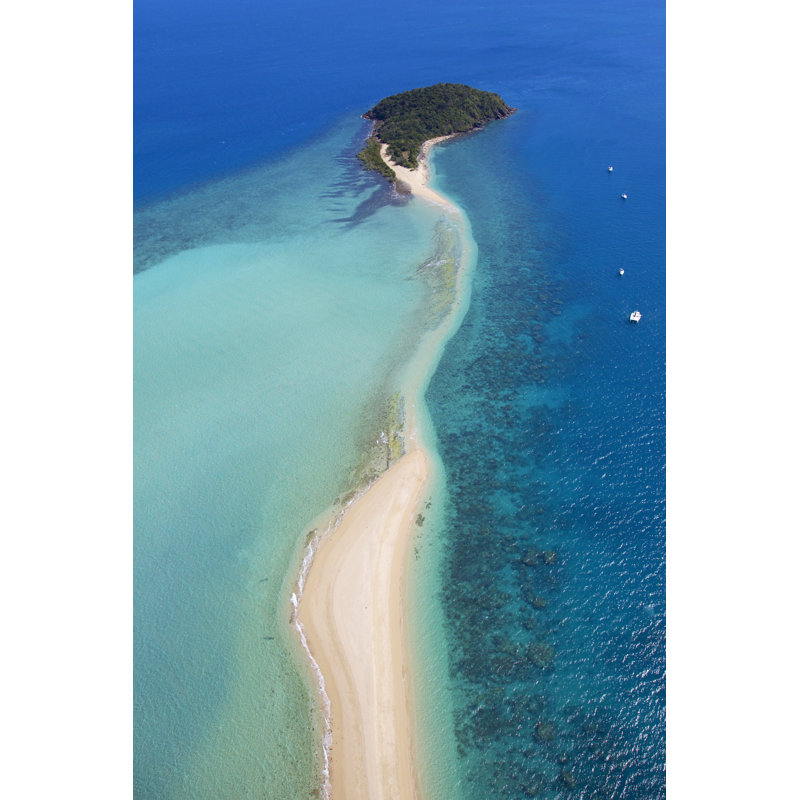 Tropical Island Whitsundays - Photographie sur toile tendue, L 24 po x H 36 po