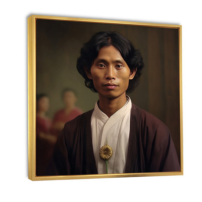 " Portrait Young Noble Indian Man "