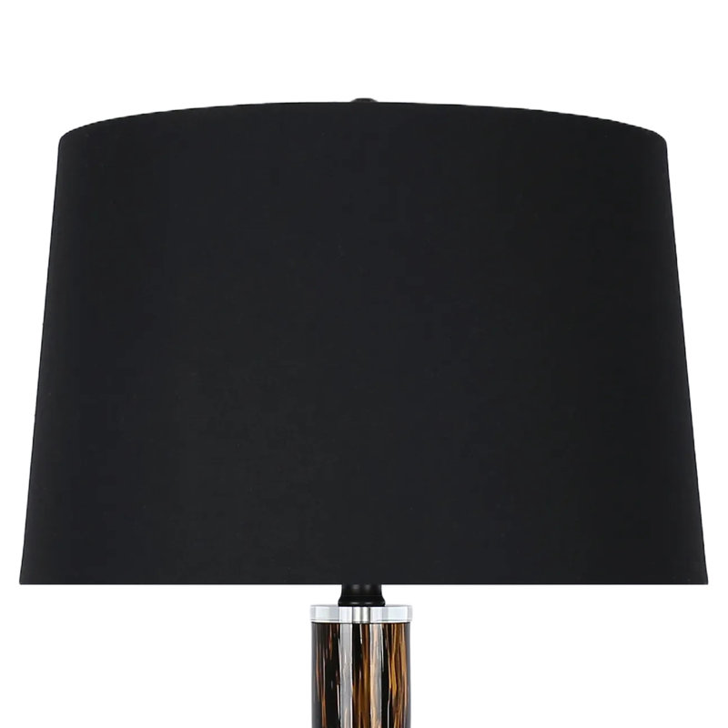 Speckled Glow - 33 po x 17 po - Lampe de table en verre et cristal