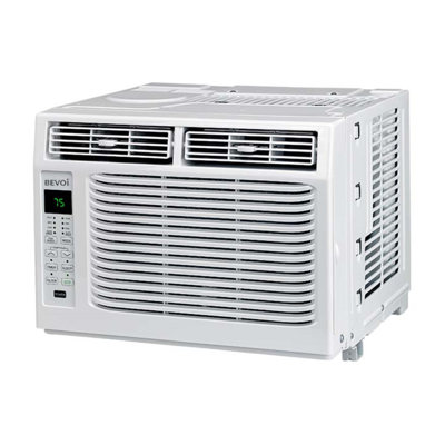 Climatiseur de fenêtre Bevoi 5 000 BTU avec télécommande 115 V en blanc