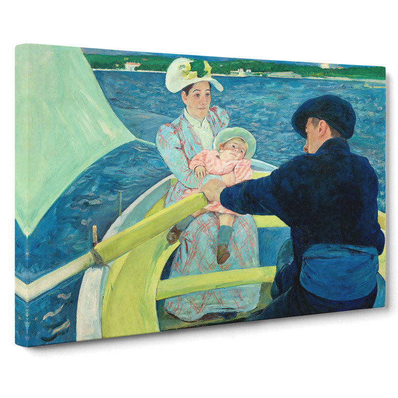 The Boating Party by Mary Cassatt - Wrapped Canvas Painting, 50cm H x 76cm W x 3cm D