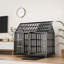 Grande cage pour chien avec roulettes verrouillables