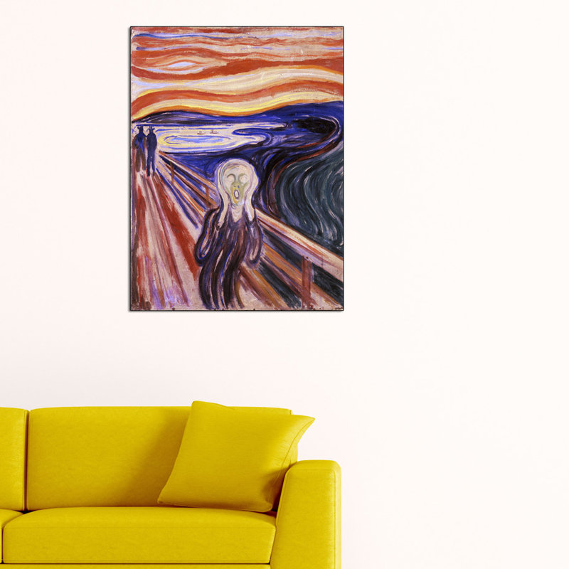 Edvard Munch - Wrapped Canvas Painting, 80cm H x 60cm W x 1.8cm D
