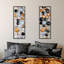 Modern Wall Decor on Metal-714153772