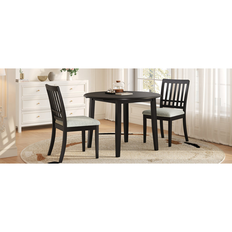 Ensembles de table de salle à manger peu encombrants en bois, conception moderne pour petite cuisine