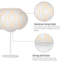 Lampe de table 20,47 po Sandy White