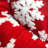 Ridge Creek Round Snowflake Holiday Bed Large