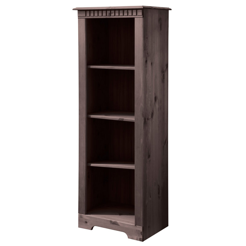 Criselda 135cm H x 50cm W Standard Bookcase, Dark Brown