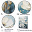 Minimalisme bleu blanc Buttercups II sur toile-1828394745-1828394691