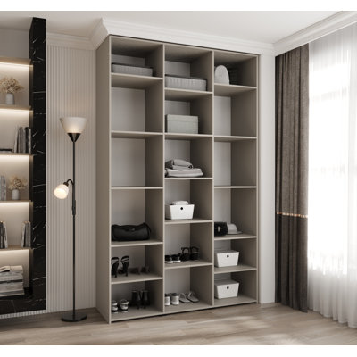 3 Door Manufactured Wood Wardrobe