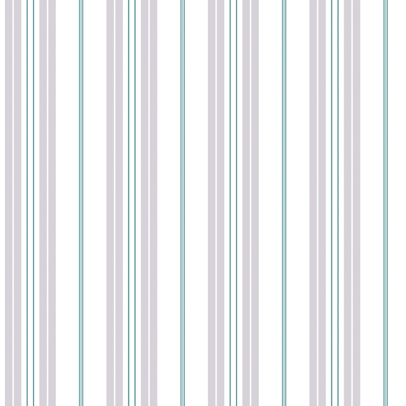 Cruise 10m x 53cm Matte Wallpaper Roll, Lilac/Green