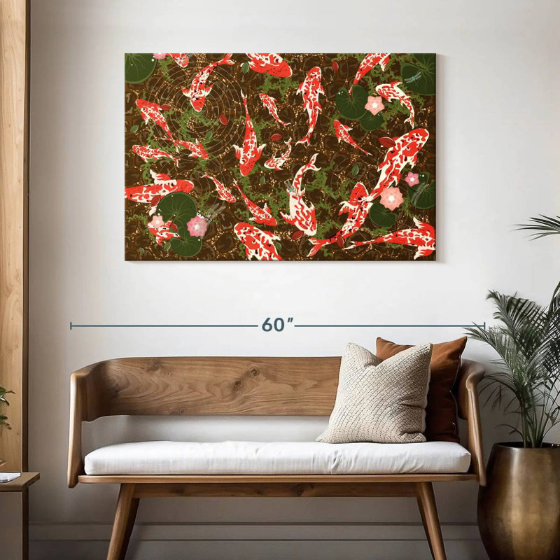 Koi Pond, H 30 po x l 45 po