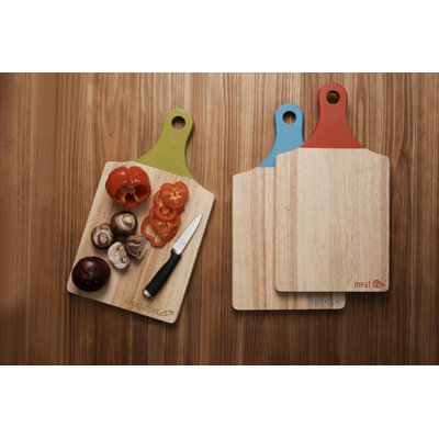 Icon Paddle Rubber Wood Chopping Board