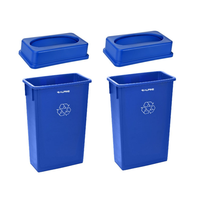 Ensemble de poubelles Recycling 23 gallons
