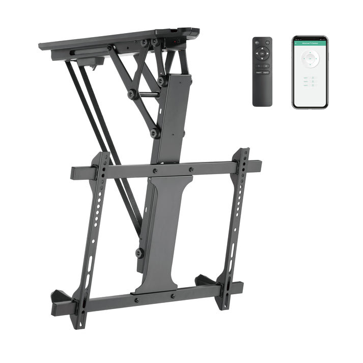 Support de plafond motorisé noir pour écrans Mount-It pouvant supporter jusqu'à 77 lb. lb