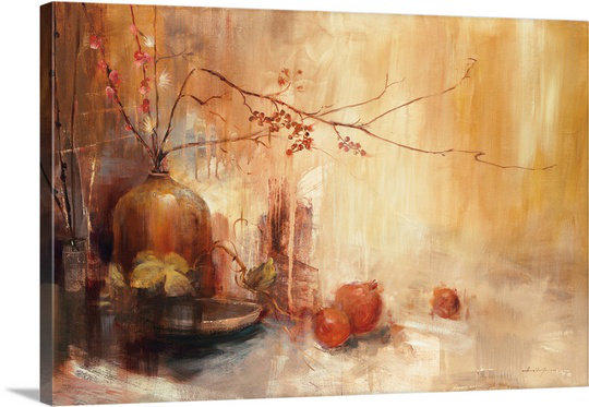 Anneliesa «Autumn Gold» par Simon Addyman, reproduction d'art sur toile, H 32 po x l 48 po x P 1,25 po