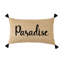 Coussin lombaire extérieur multicolore, coussin de patio imperméable en polyester résistant aux intempéries, coussin de confort haute densité pour banc