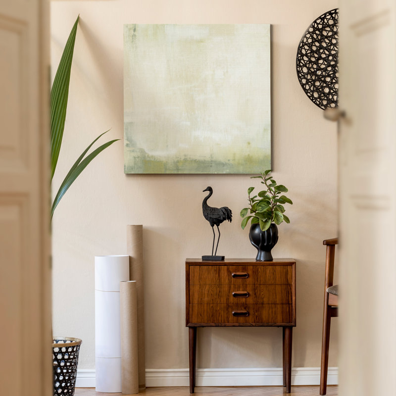 «Olive Horizon I», reproduction sur toile tendue, H 10 po x l 10 po x P 1,5 po