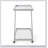 Stylish and Functional Bar Cart with Sturdy Construction for Entertaining and Display