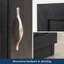 Armoire de rangement à 4 tablettes en chêne Raven-963929974