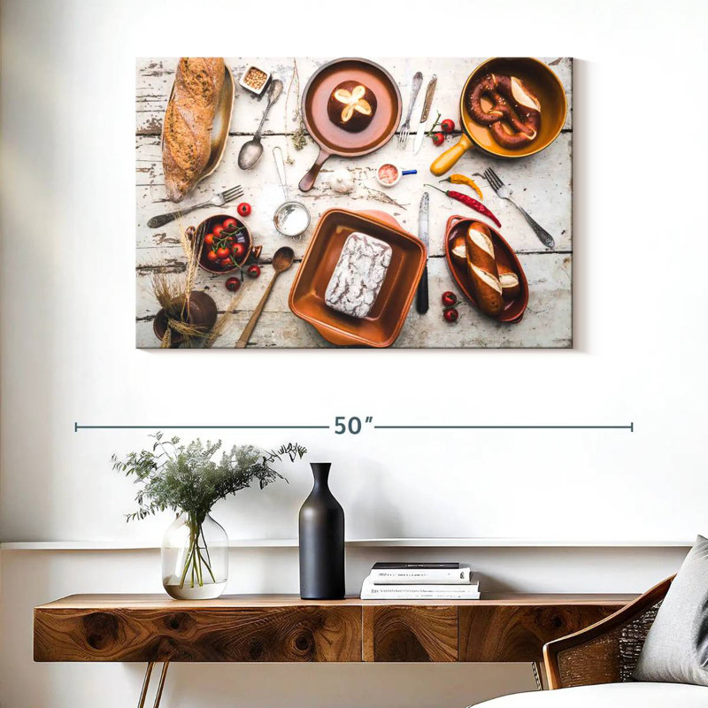 Yarlin Bread In Pans, 26" H x 39" W