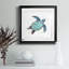 Bulle bleue tortue I - peinture encadrée-867771362-867771375