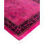 Overdyed Hand-Knotted Wool Modern-Contemporary Pink Runner 2' 6" x 7' 5"