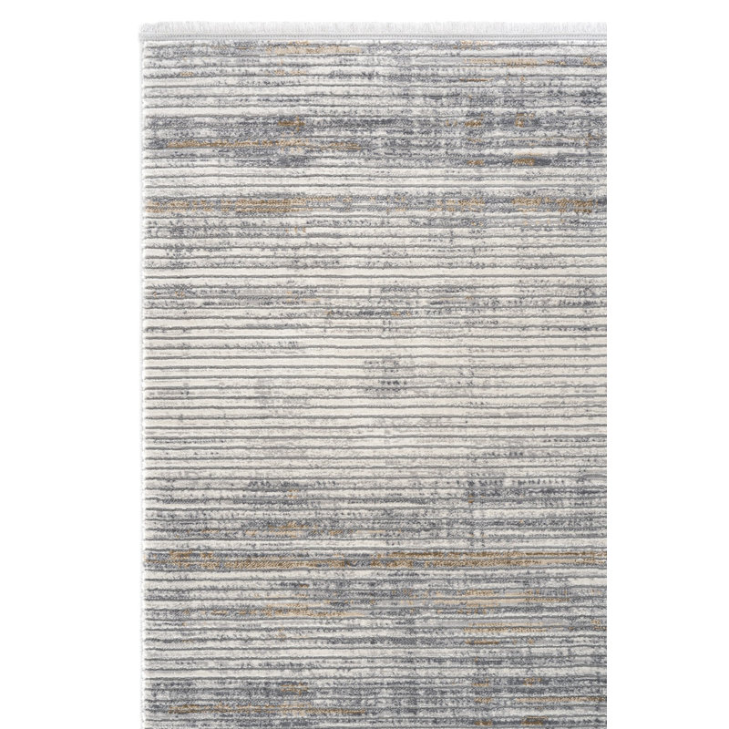 Rheon Striped Machine Made Indoor / Outdoor Area Rug, Rectangle 2'7" x 4'11"