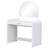 39" Makeup Vanity Table With Mirror Touch Screen Lighted Mirror, Dressing Table With Drawer For Bedroom, White