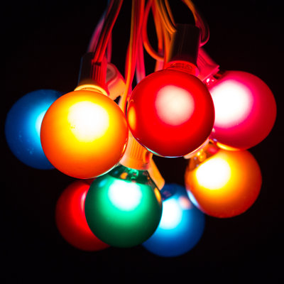 Outdoor 25 - Bulb 25'' Plug-in Globe String Light