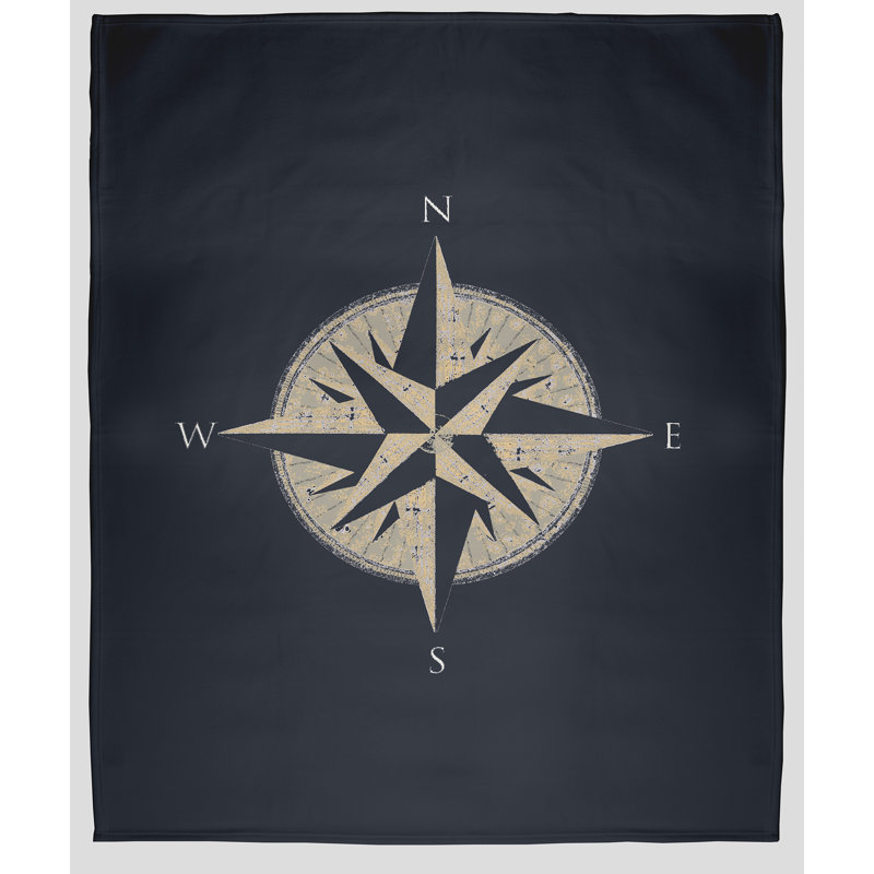 Jeté polaire Nautical Nights, L 30 po x L 40 po, 1.75, Requin bleu