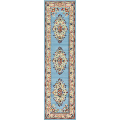 Tapis oriental noir Balthrop