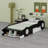 Race Car-Shaped Platform Bed With Wheels-564637675