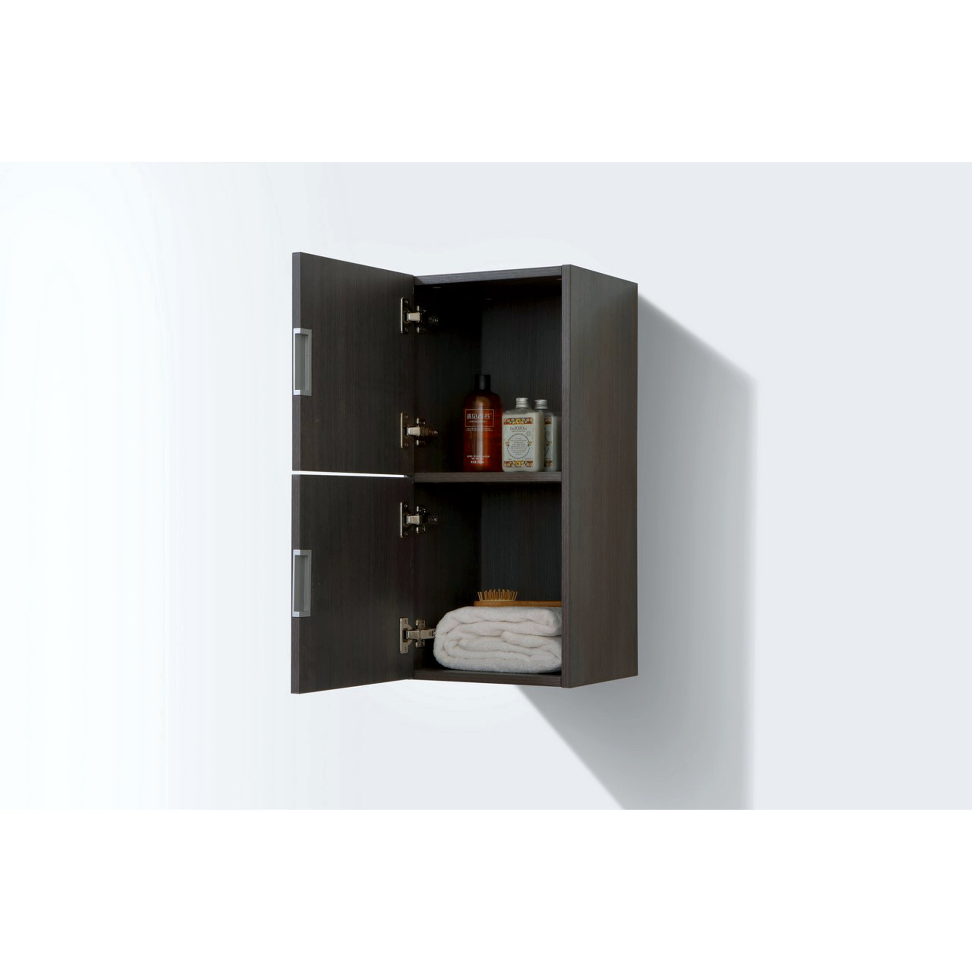 Royetta Linen Cabinet, Gray Oak