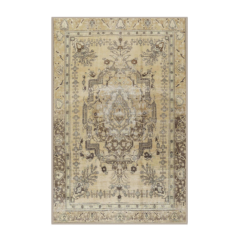 Tapis oriental beige / brun, Rectangle 7 pi x 9 pi