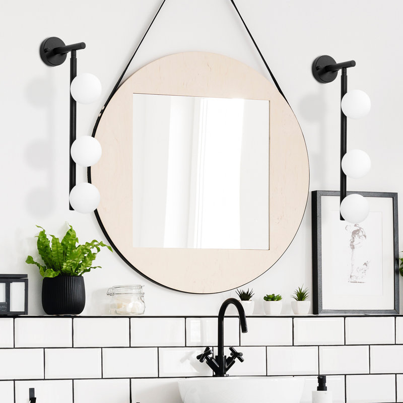 Élégante lampe murale bohémienne 23,6 po x 9,8 po | Corps en métal durable avec capuchon en verre, hauteur totale de 59,0 cm | Certifié IP20, 3 x douille G9 (ampoule non incluse) | Parfait pour les décors glamour et scandinaves, solution d'éclairag