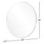 Miroir rond en acier inoxydable