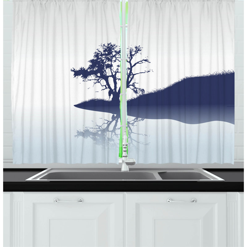 Pointed Kitchen Curtain