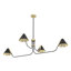 Lustre géométrique unique à 4 lumières Grove Isle-58925994