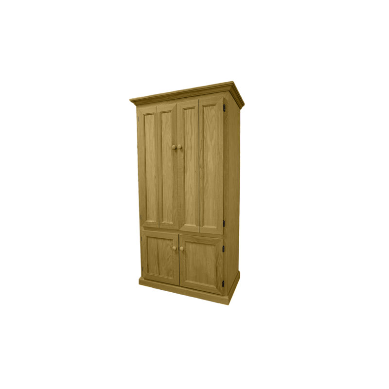 Armoire et bureau rectangulaire Jazayah, Jaune Cupola