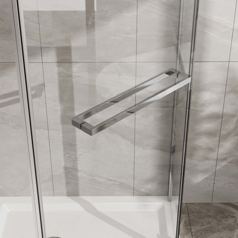 Porte de douche sans cadre Neo-Angle, Blanc