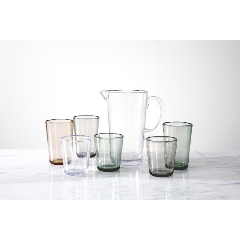South Bend 12 Piece 14oz. Glassware Set, Green